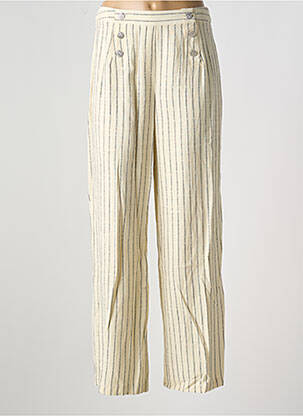 Pantalon droit beige VILA pour femme