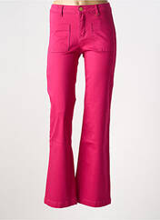 Pantalon flare rose LA PETITE ETOILE pour femme seconde vue