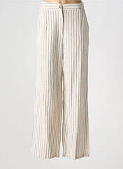 Pantalon large beige LA PETITE ETOILE pour femme seconde vue