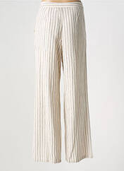 Pantalon large beige LA PETITE ETOILE pour femme seconde vue