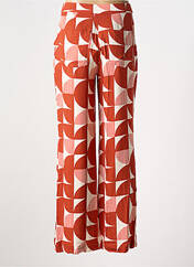 Pantalon large orange THINKING MU pour femme seconde vue