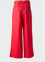 Pantalon large rouge GRACE & MILA pour femme seconde vue