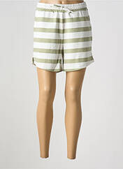 Short vert ICHI pour femme seconde vue
