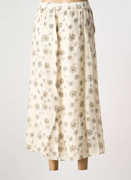 Jupe longue beige VILA pour femme