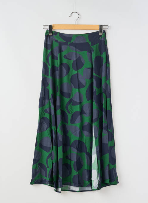 Jupe longue vert THINKING MU pour femme