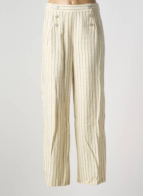 Pantalon droit beige VILA pour femme