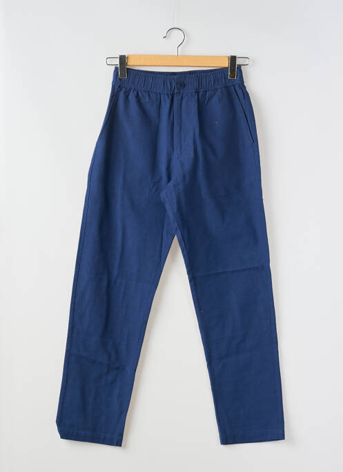 Pantalon droit bleu THINKING MU pour homme