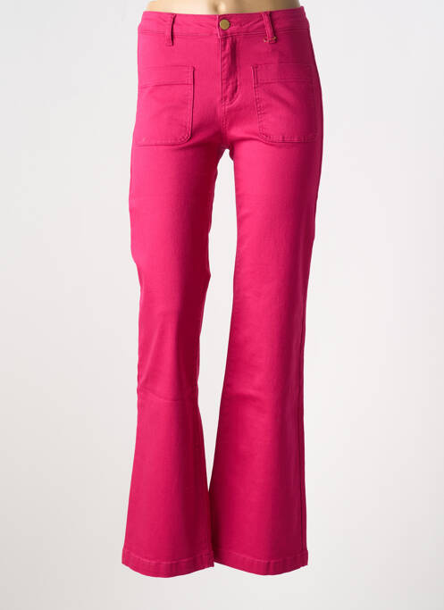 Pantalon flare rose LA PETITE ETOILE pour femme