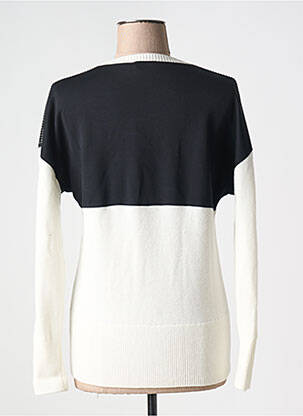 Pull coupe droite manches longues blanc TUZZI femme