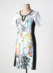 Robe mi-longue blanc DOLCEZZA pour femme seconde vue