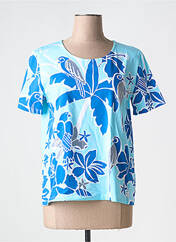 T-shirt bleu LEO & UGO pour femme seconde vue