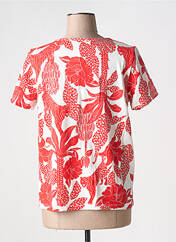 T-shirt rouge LEO & UGO pour femme seconde vue