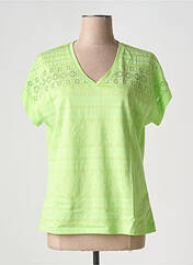 T-shirt vert LEO & UGO pour femme seconde vue