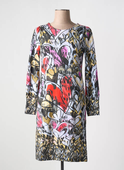 Robe mi-longue blanc DOLCEZZA pour femme