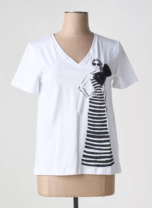T-shirt blanc LEO & UGO pour femme