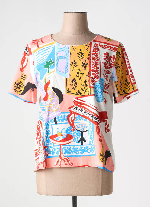 T-shirt rouge LEO & UGO pour femme