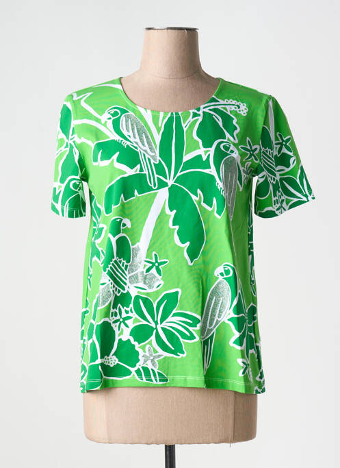 T-shirt vert LEO & UGO pour femme