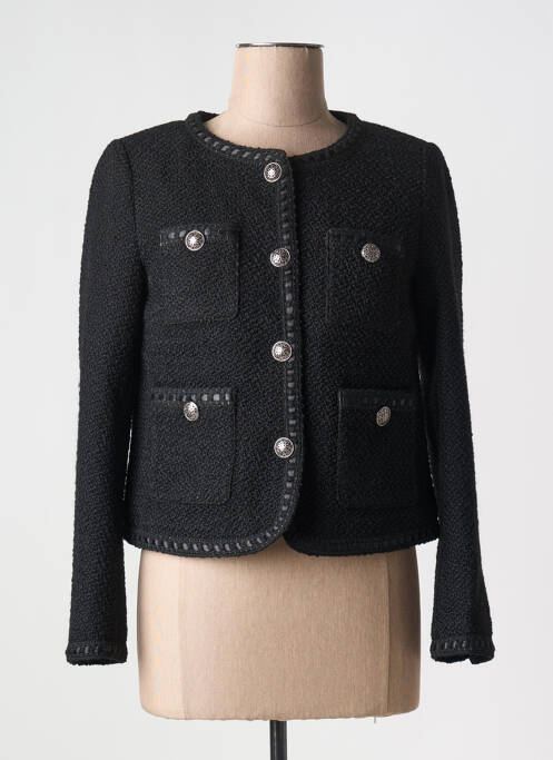 Veste casual noir LEO & UGO pour femme