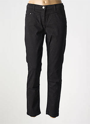 Pantalon slim tissage popeline taille normale noir BETTY BARCLAY femme
