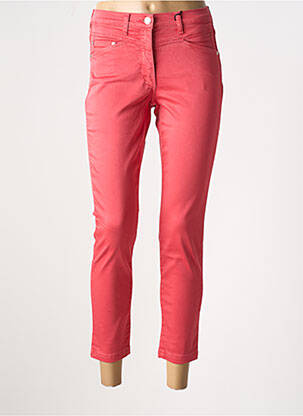 Pantalon slim tissage popeline taille normale orange BETTY BARCLAY femme