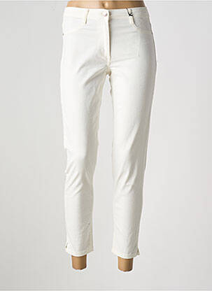Jeans coupe slim stretch taille normale blanc BETTY BARCLAY femme