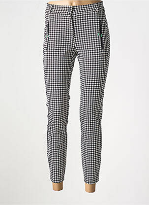 Pantalon 7/8 taille haute taille haute noir TUZZI femme