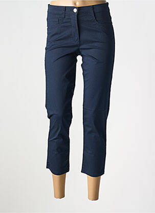 Pantacourt stretch taille normale bleu BETTY BARCLAY femme