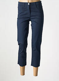 Pantacourt stretch taille normale bleu BETTY BARCLAY femme