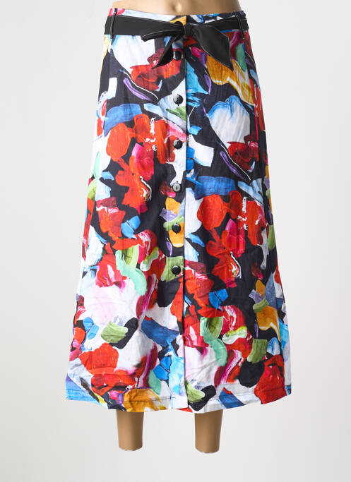 Jupe longue rouge DOLCEZZA pour femme