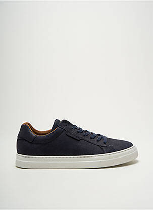 Baskets semelle amovible bout rond bleu SCHMOOVE homme