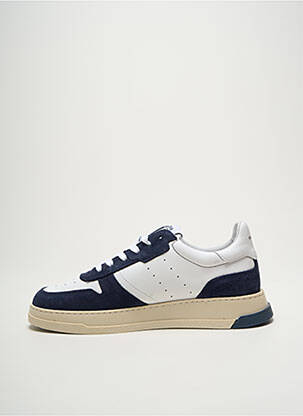 Baskets semelle amovible bout rond bleu SCHMOOVE homme