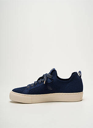 Baskets bout rond talon plat jusqu'à 3cm bleu NO NAME femme