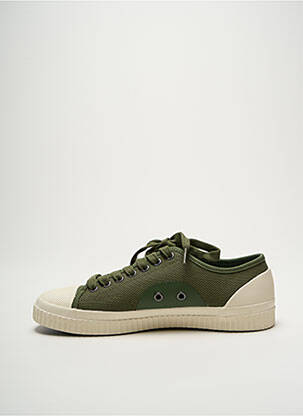 Baskets bout rond bout rond vert FRED PERRY homme