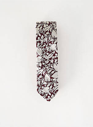 Cravate imprimé fantaisie marron STRELLSON homme