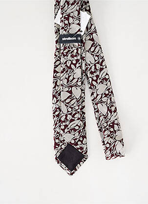 Cravate imprimé fantaisie marron STRELLSON homme