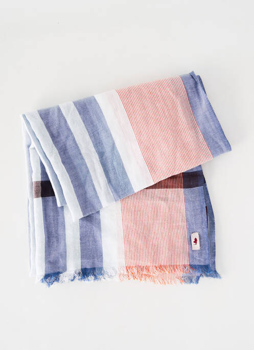 Foulard bleu MCS pour homme