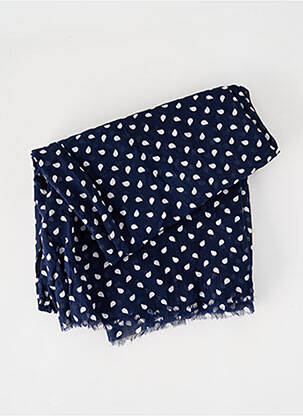 Foulard bleu PALME pour femme