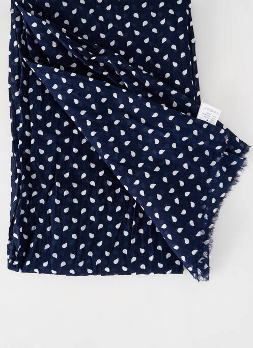 Foulard bleu PALME pour femme
