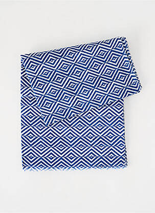 Foulard bleu PALME pour femme