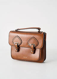 Sac multipoches forme rectangulaire marron KATE LEE femme