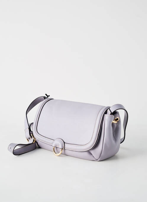 Sac multipoches forme rectangulaire gris KATE LEE femme