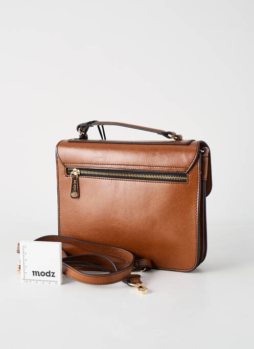 Sac multipoches forme rectangulaire marron KATE LEE femme