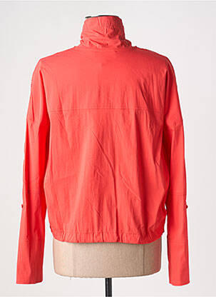 Chemisier tissage popeline manches longues rouge EVA KAYAN femme