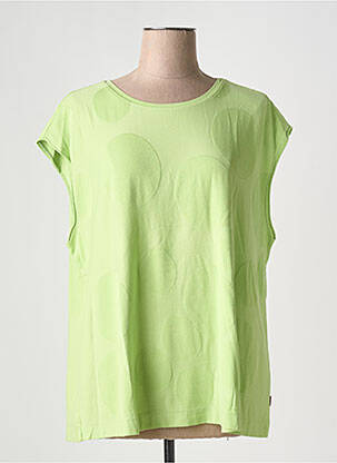T-shirt stretch manches courtes vert VETONO femme