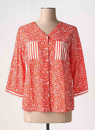 Chemisier rouge AGATHE & LOUISE pour femme