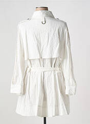 Robe courte blanc TRICOT CHIC pour femme seconde vue