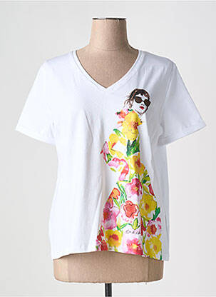 T-shirt blanc LEO & UGO pour femme