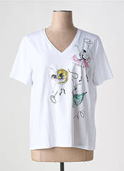 T-shirt blanc LEO & UGO pour femme seconde vue