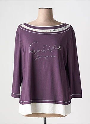 T-shirt violet ELISA CAVALETTI pour femme