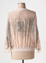 Veste casual rose TRICOT CHIC pour femme seconde vue